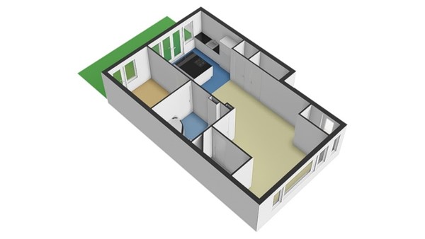 Floorplan - Van der Dussenstraat 9B, 3039 TA Rotterdam